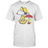 Peanuts Snoopy & Woodstock Rainy Day T-Shirt