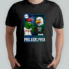 Philadelphia Eagles and Philadelphia Phillies mascot play card shirt