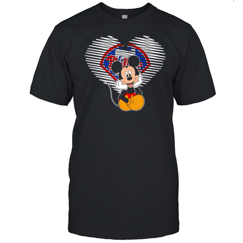 Philadelphia Phillies The Heart Mickey Mouse Disney Baseball shirt
