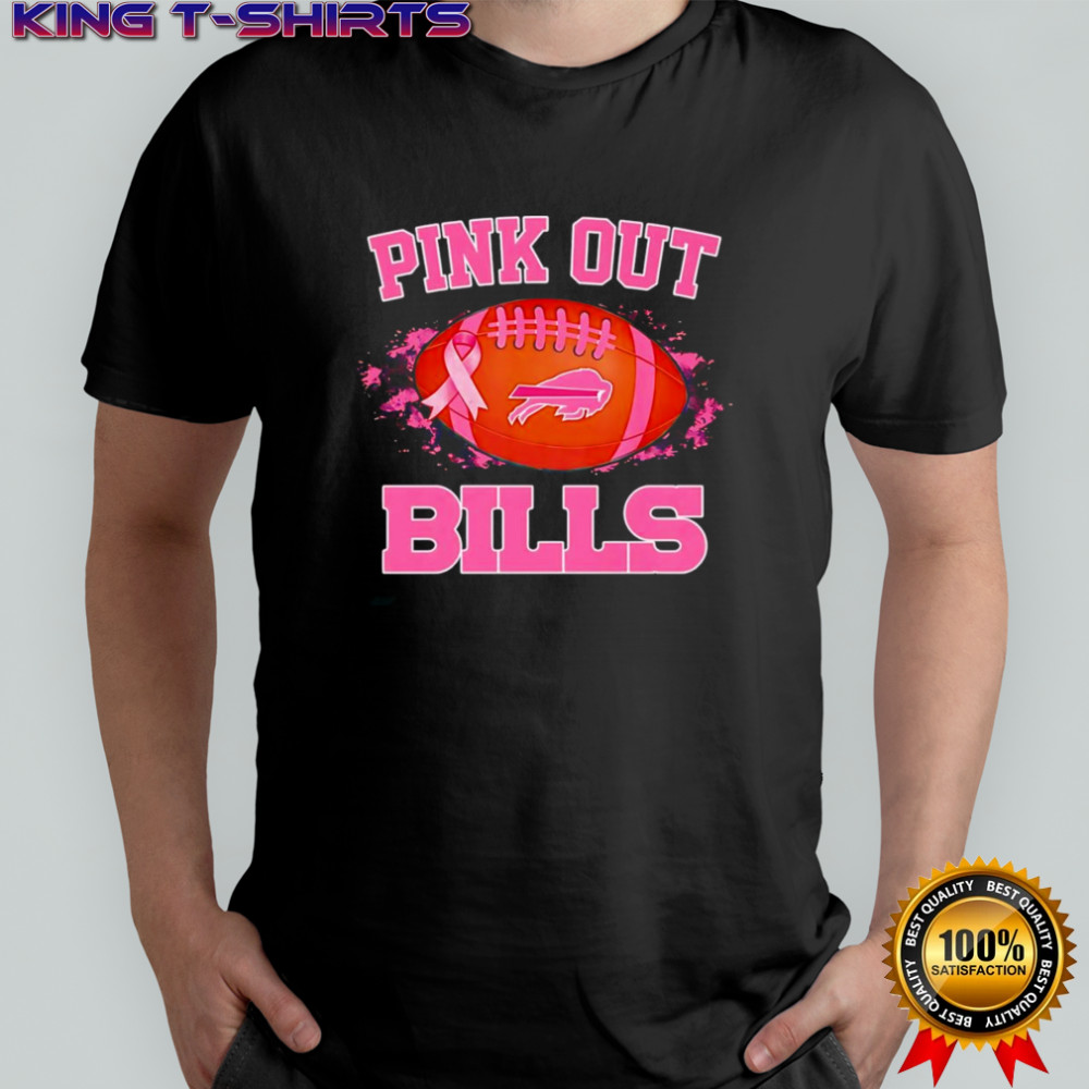 Pink out Buffalo Bills football shirt