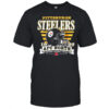 Pittsburgh Steelers Stripe Splash Franklin Throwback T Shirt