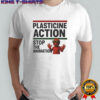 Plasticine action stop the animation shirt