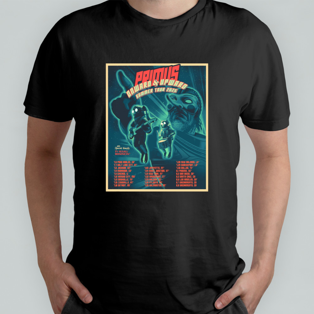 Primus Onward Tour Summer 2025 T-Shirt