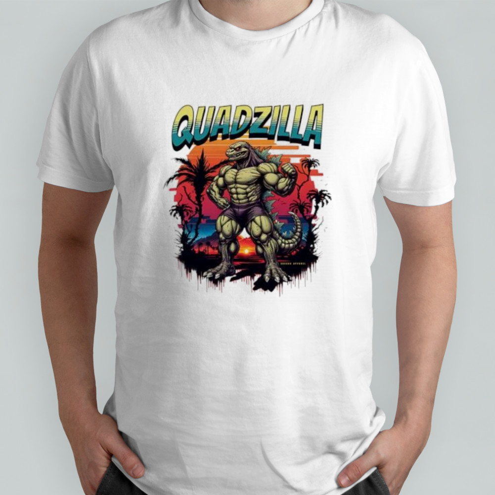 Quadzilla summer sunset shirt
