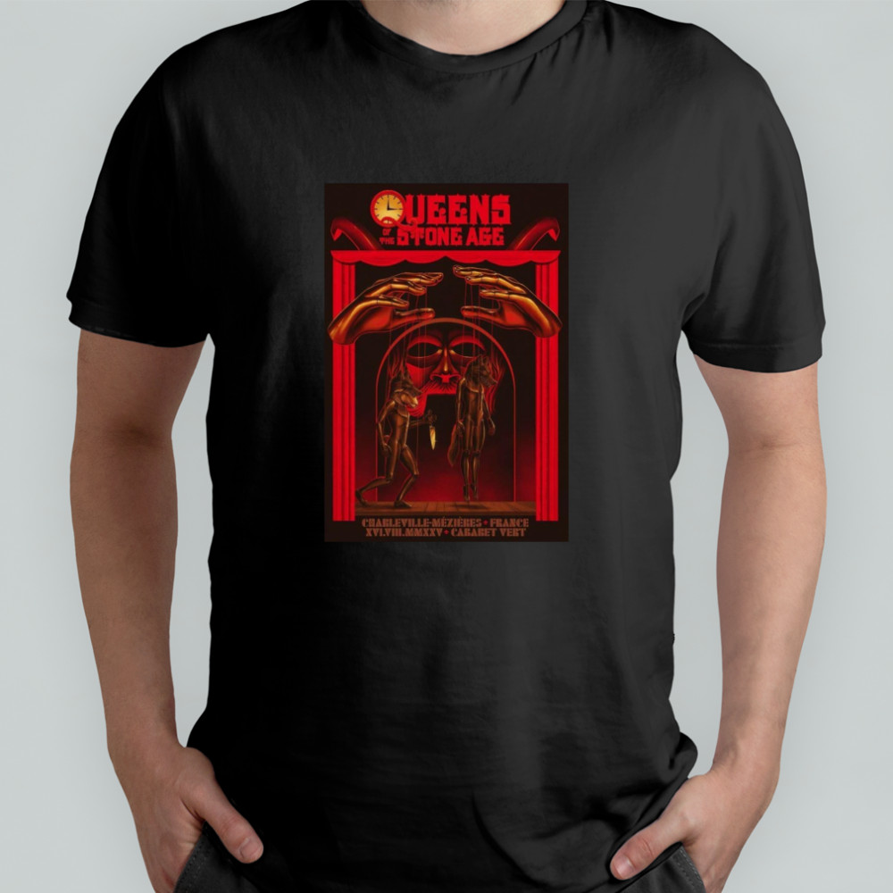 Queens Of The Stone Age August 16 2025 In Charleville-Mézières France Poster T-Shirt
