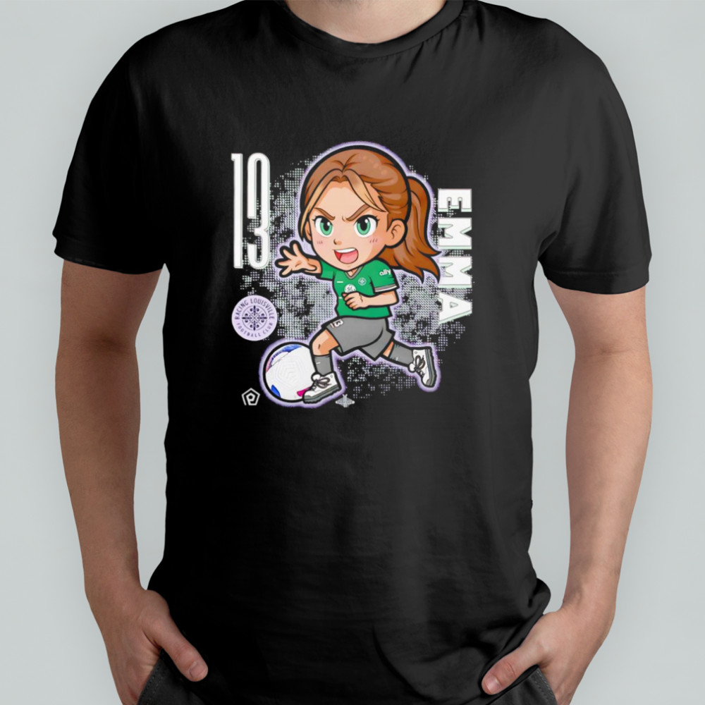 Racing Louisville Emma Sears chibi cartoon shirt