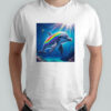 Rainbow Dolphin in Ocean shirt