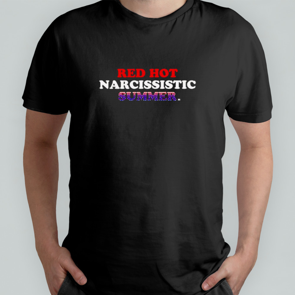 Red hot narcissistic summer shirt