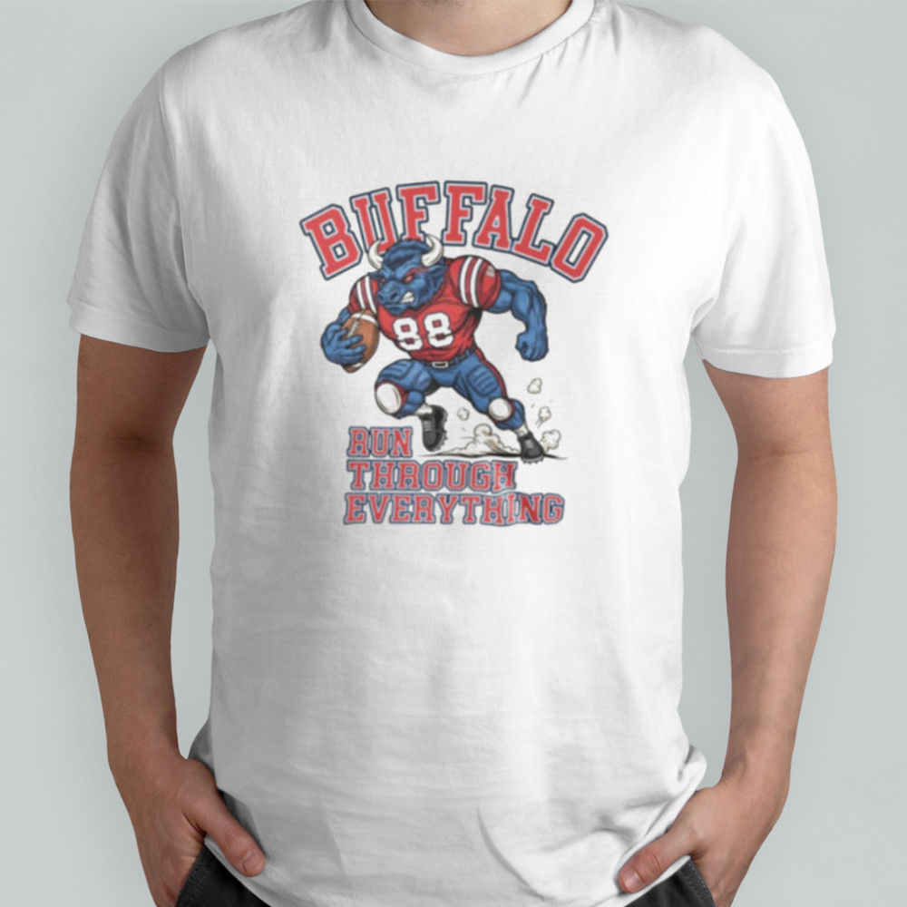 Retro Buffalo Football Mascot The Stampede Shirt