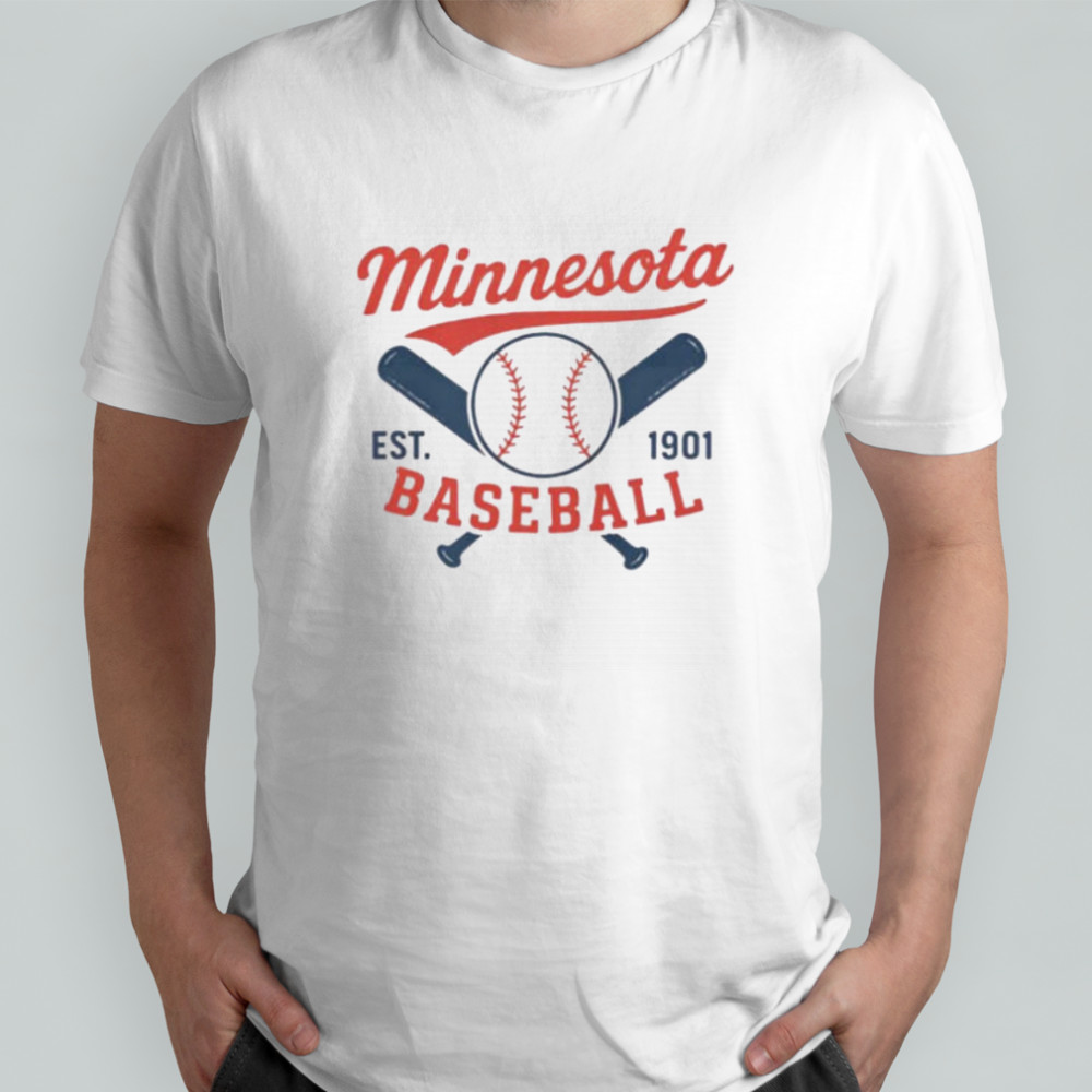 Retro Minnesota Baseball est 1901 T shirt