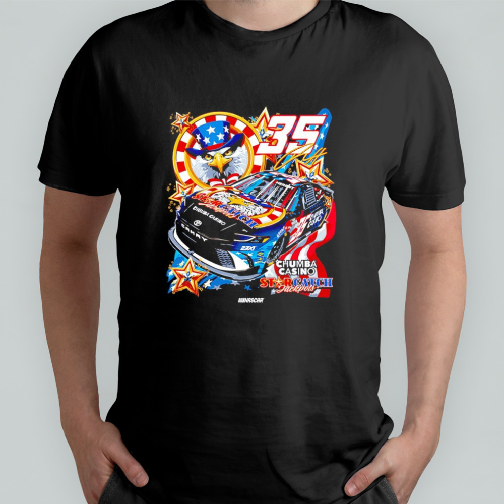Riley Herbst 23XI Racing Chumba Casino graphic shirt