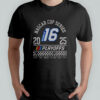 Round Of 16 2025 Nascar Cup Series Playoffs The Road To The Cup Checkered T-Shirt