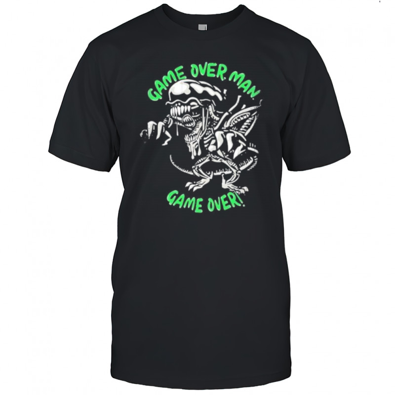 Rubberhose alien game over man shirt