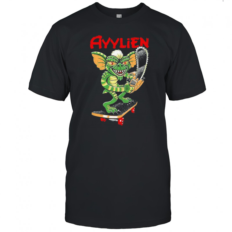 Rubberhose Skateboarding Gremlin Ayylien T-shirt