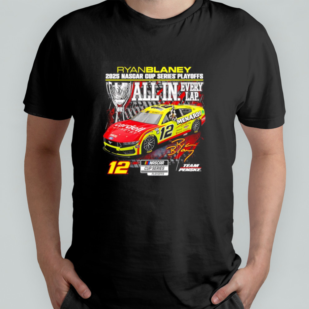 Ryan Blaney 2025 NASCAR Cup Series Playoffs Menards shirt