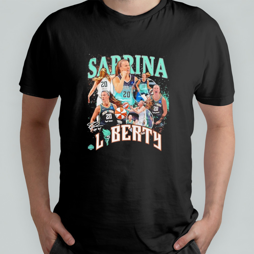 Sabrina Ionescu New York Liberty Crossroads player graphic shirt