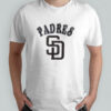 San Diego Padres Rebel Athletics Stacked Logo shirt