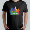 Save PBS Resist Political Protest Save Public Broadcasting Hands Off Shirt