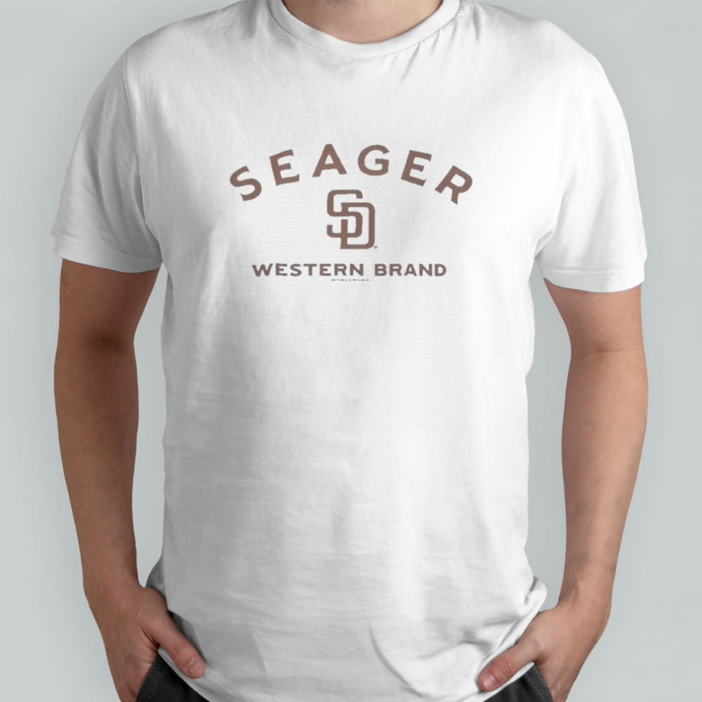 Seager X Padres Western Brand Logo T-Shirt
