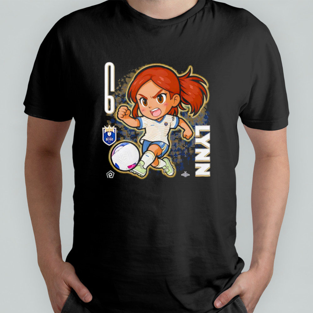 Seattle Reign FC Lynn Biyendolo chibi cartoon shirt