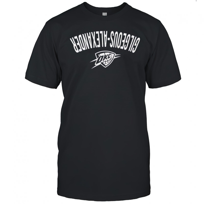 Shai Gilgeous-Alexander Oklahoma City Thunder Invert Upside T-Shirt