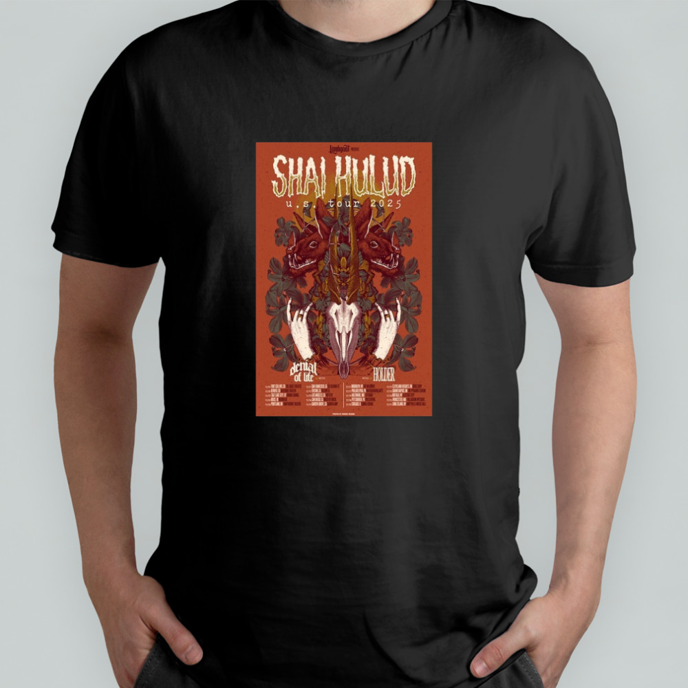 Shai Hulud US Tour 2025 Poster T-Shirt