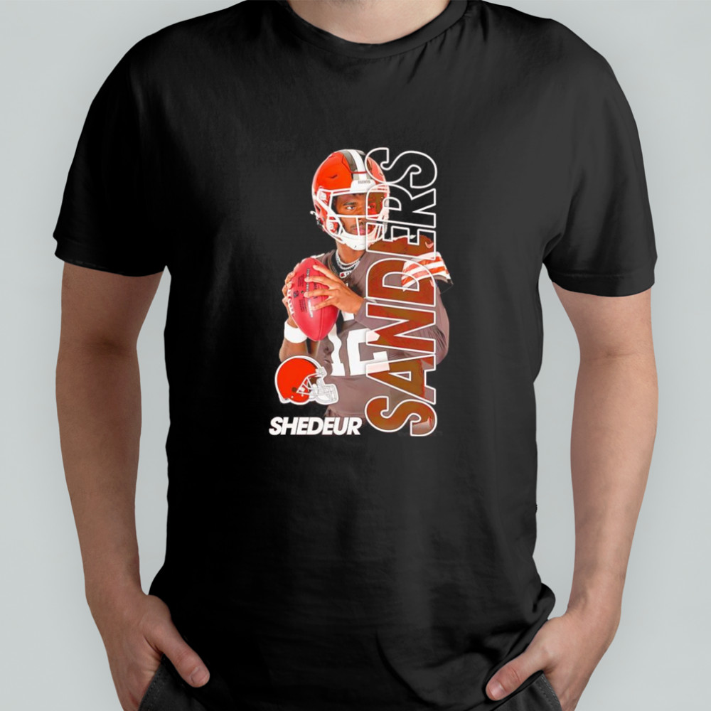 Shedeur Sanders Cleveland Browns player graphic shirt
