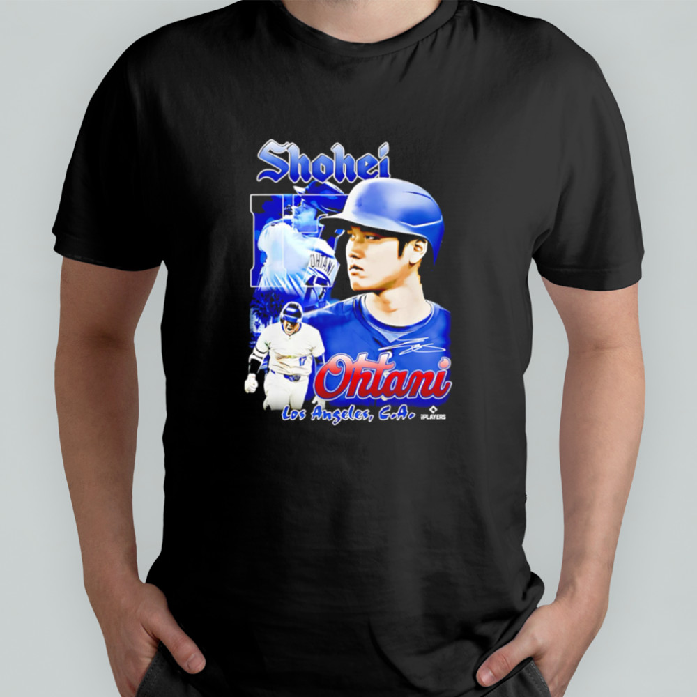 Shohei Ohtani Los Angeles Baseball MLB Player signature graphic shirt