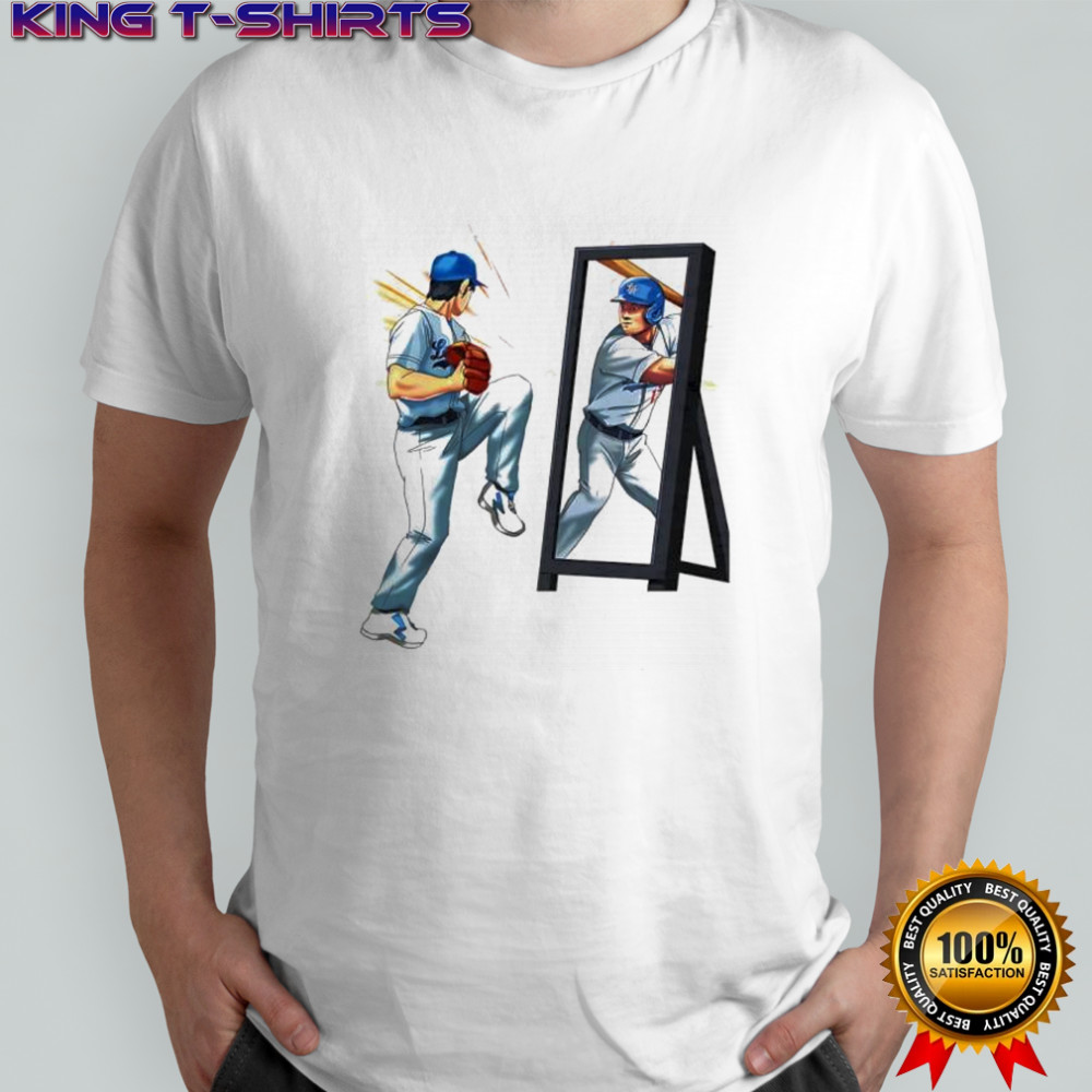 Shohei Ohtani Los Angeles Dodgers welcome baseball pose shirt