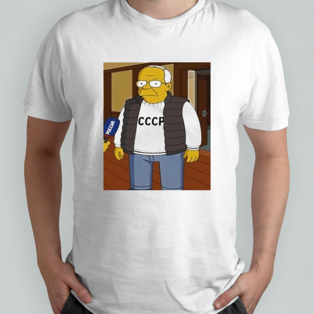 Simpsonized Lavrov Cccp Shirt Lavrov Ussr T-Shirt