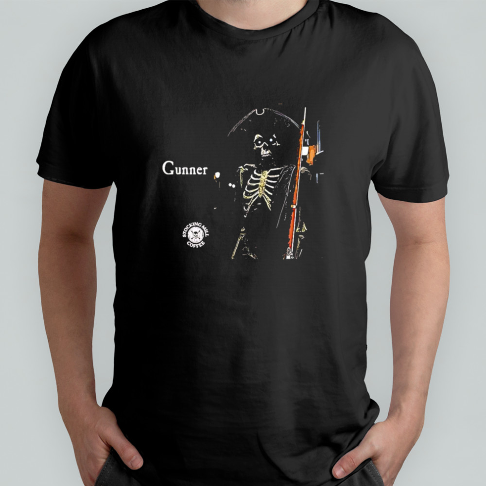 Skeleton gunner shirt