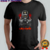 Skeleton with sign of the horns New Orleans Saints shirt