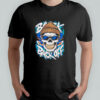 Skull back back off design shirt