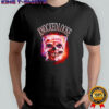 Skull in plastic bag horror graphic music lover shirt