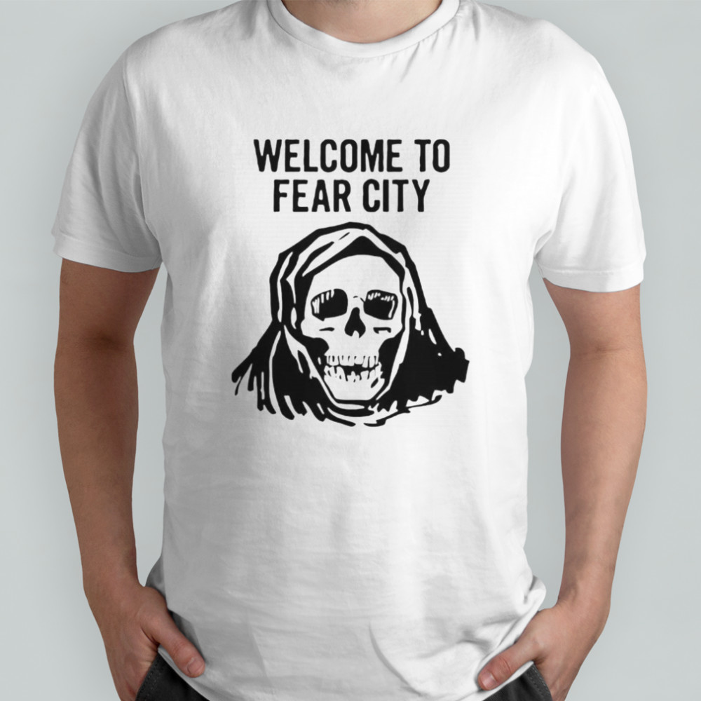 Skull Welcome To Fear City T-Shirt