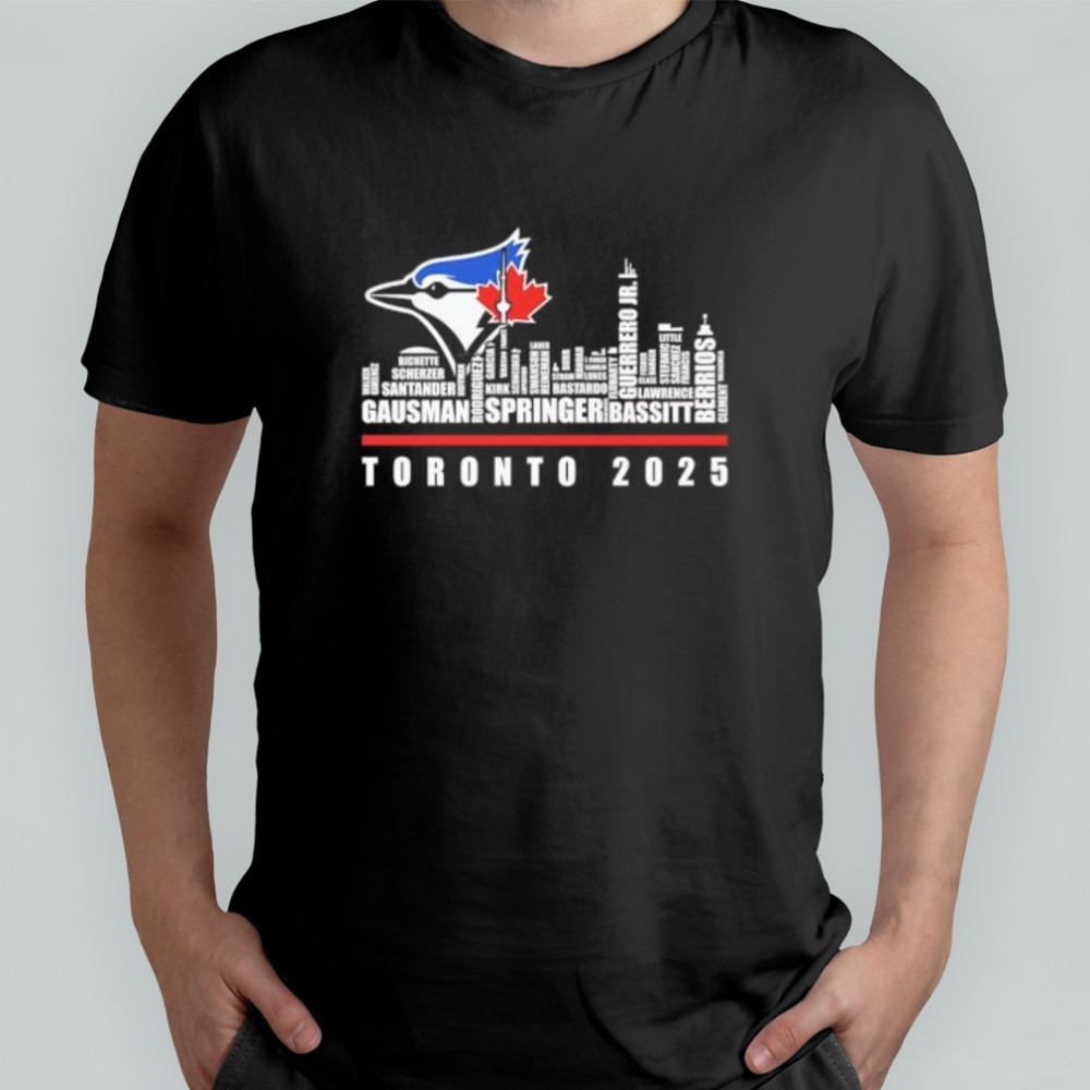 Skyline Toronto Blue Jays 2025 Celebration shirt