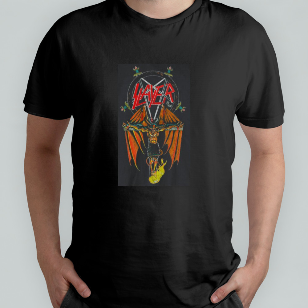 Slayer Crucified Demon T Shirt