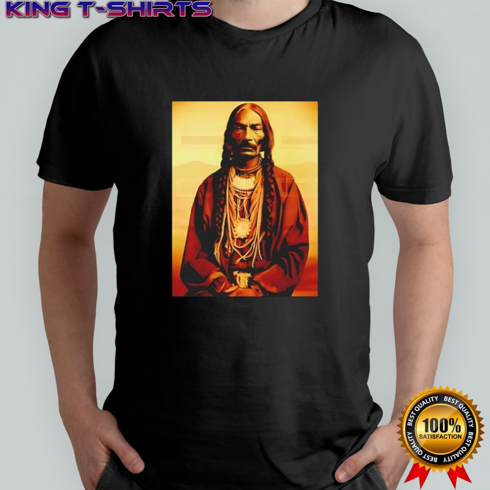 Snoop Dog Native American mashup shirt