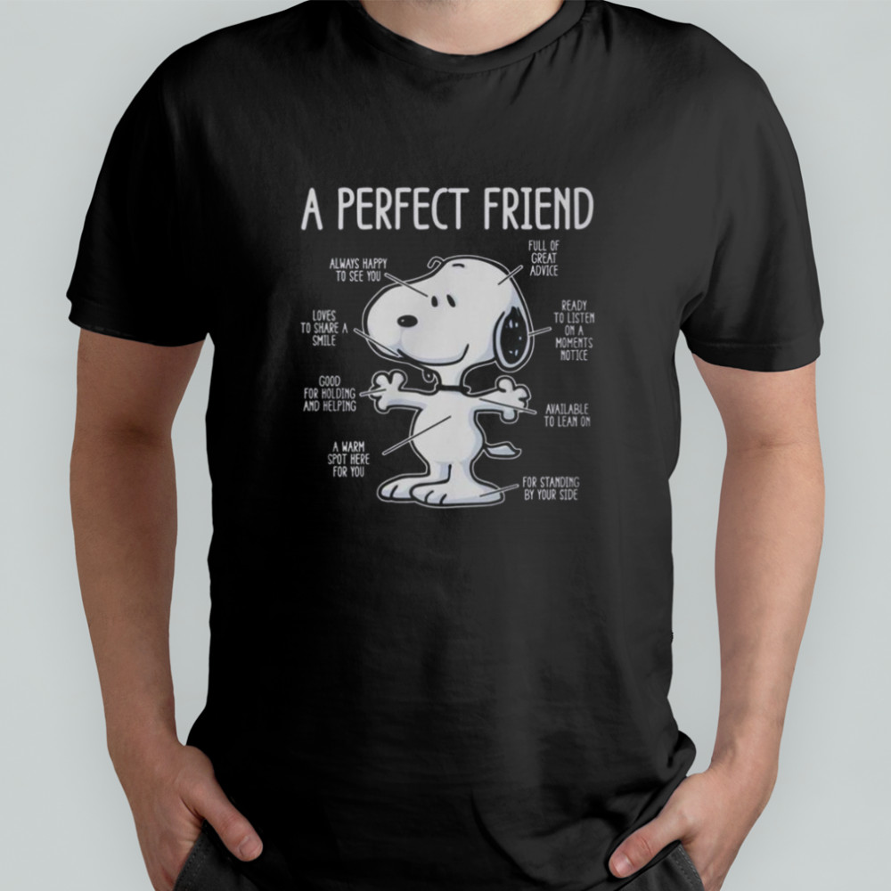 Snoopy A Perfect Friend Cute T-Shirt