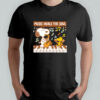 Snoopy and Woodstock Music Heals The Soul shirt