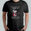 Snoopy Guitar Old Is When You Give Up Until Then You Are Spectacular T-Shirt
