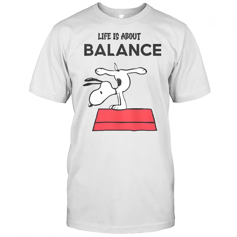 Snoopy Life Is About Balance T-Shirt