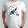Snoopy Tennis Player cartoon shirt