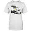 Snoopy Woodstock Why Can’t Someone Else Just Do It Nike Logo T-Shirt