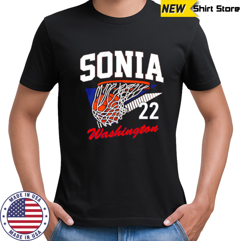 Sonia Citron 22 Washington Mystics basketball basket shirt
