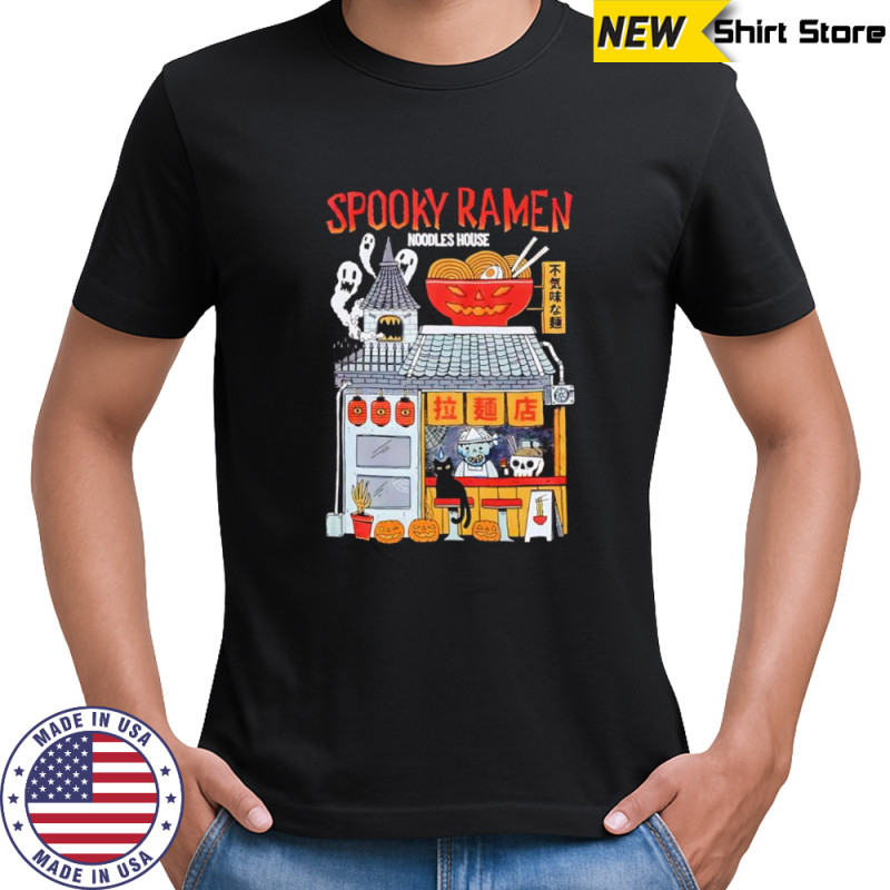 Spooky Ramen noodles house shirt