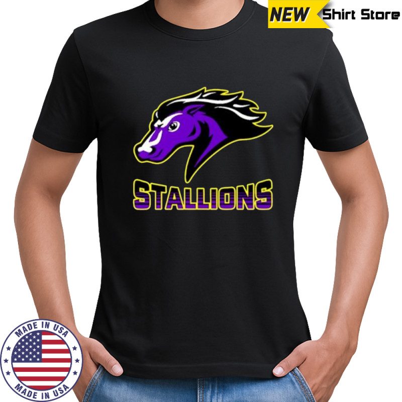 Stallions purple logo shirt