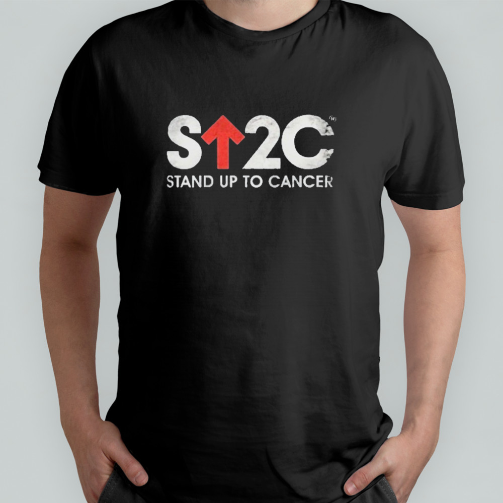 Stand Up To Cancer Distressed Short Logo T-Shirt