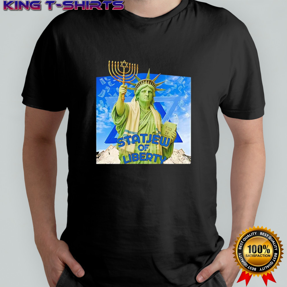 Statjew of Liberty Statue parody shirt