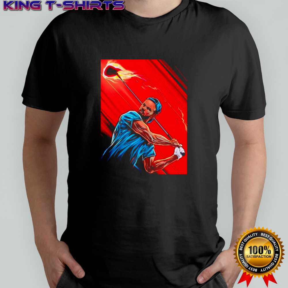 Stephen Curry Golden State Warriors NBA golf shooter graphic shirt